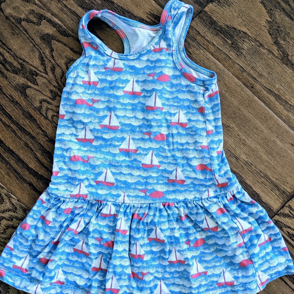 Winter water factory - Sailboat girls dress 3T